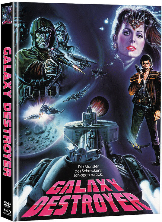 Galaxy Destroyer (1986) Cover A, Limited Edition, Mediabook, Blu-ray + DVD