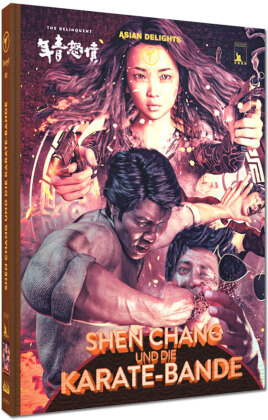 Shen Chang und die Karate-Bande (1973) (Cover A, Wattiert, Limited Edition, Mediabook, Uncut, Blu-ray + DVD)
