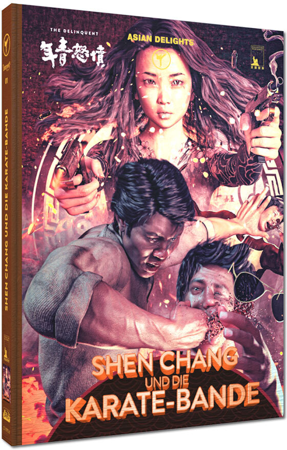 Shen Chang und die Karate-Bande (1973) Cover A, Wattiert, Édition Limitée, Mediabook, Uncut, Blu-ray + DVD