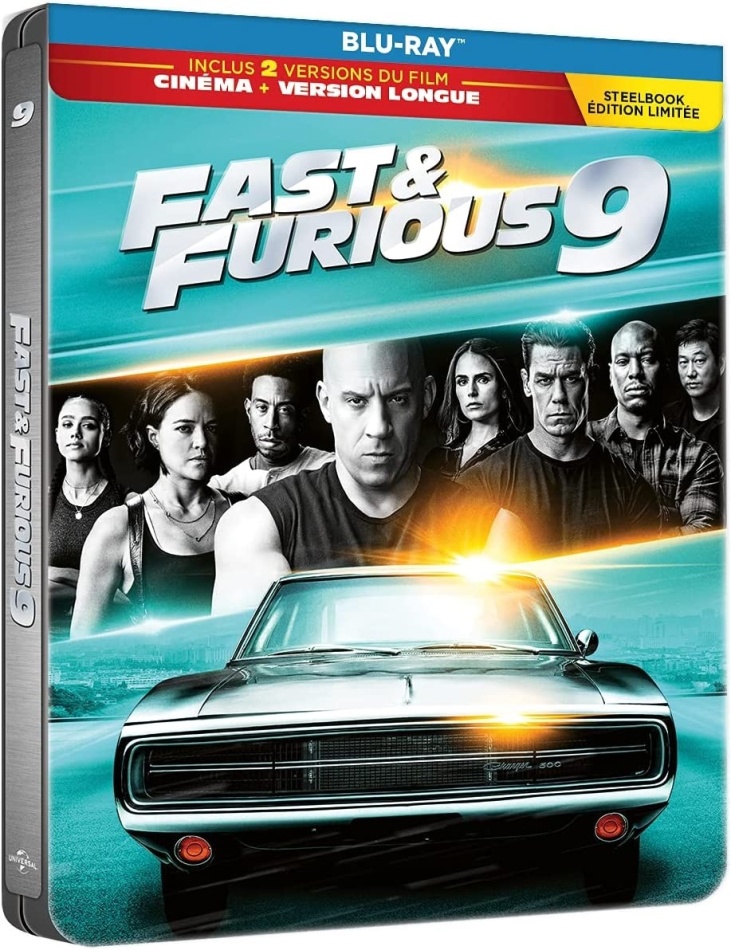 Fast & Furious 9 (2021) Version Cinéma, Édition Limitée, Version Longue, Steelbook