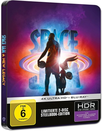 Space Jam 2 - A New Legacy (2021) (Édition Limitée, Steelbook, 4K Ultra HD + Blu-ray)