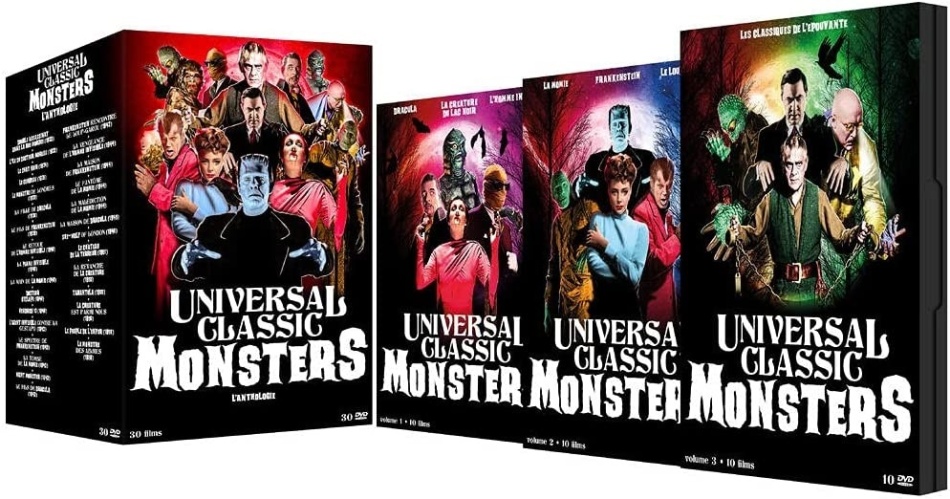 Universal Classic Monsters - L'Anthologie - 30 Films 30 DVD
