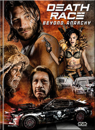 Death Race 4 - Beyond Anarchy (2016) (Cover B, Limited Edition, Mediabook, Uncut, Blu-ray + DVD)