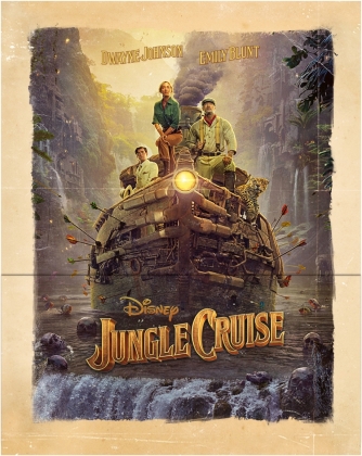 Jungle Cruise (2021) (&Eacute;dition Limit&eacute;e, Steelbook, 4K Ultra HD + Blu-ray)