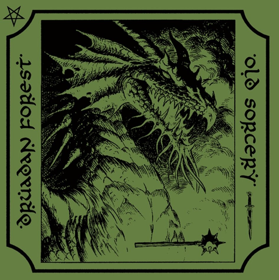 Druadan Forest & Old Sorcery - Split Green Vinyl, LP