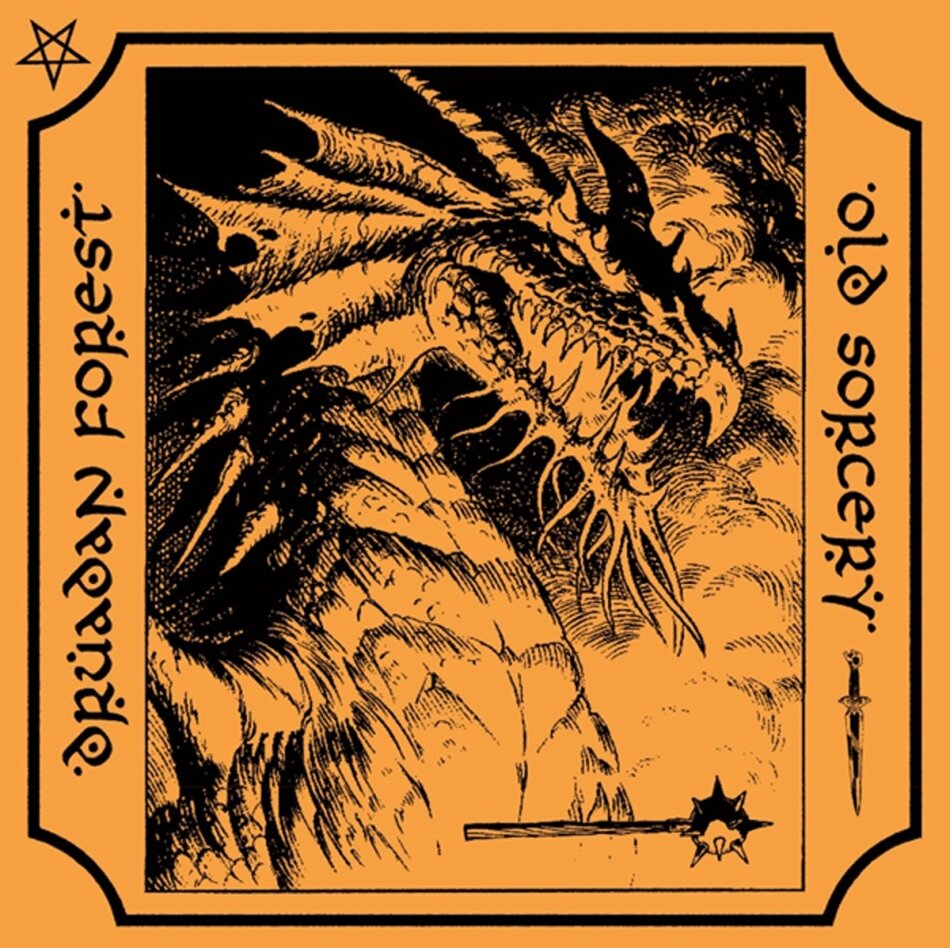 Druadan Forest & Old Sorcery - Split Orange Vinyl, LP