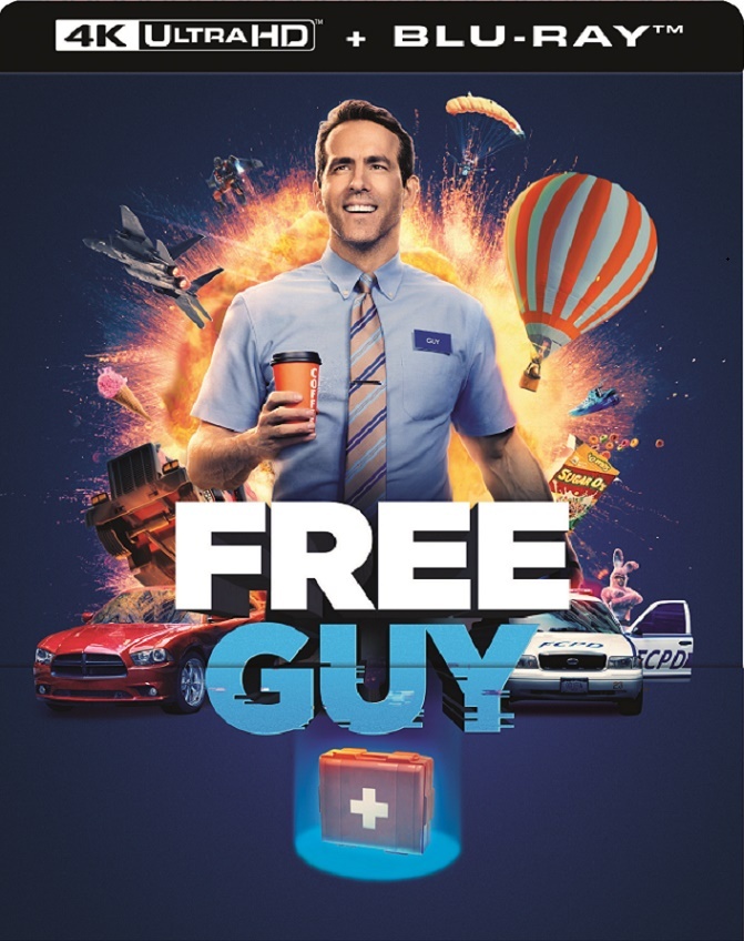 Free Guy (2021) Édition Limitée, Steelbook, 4K Ultra HD + Blu-ray