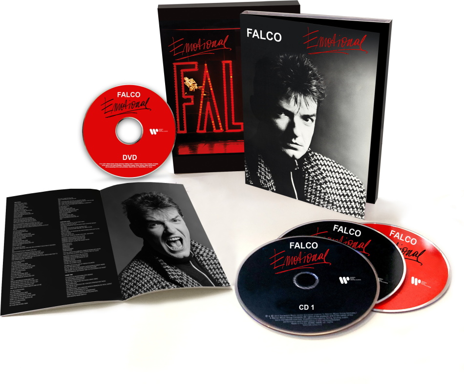 Falco - Emotional 2021 Reissue, Version Remasterisée, 3 CD + DVD