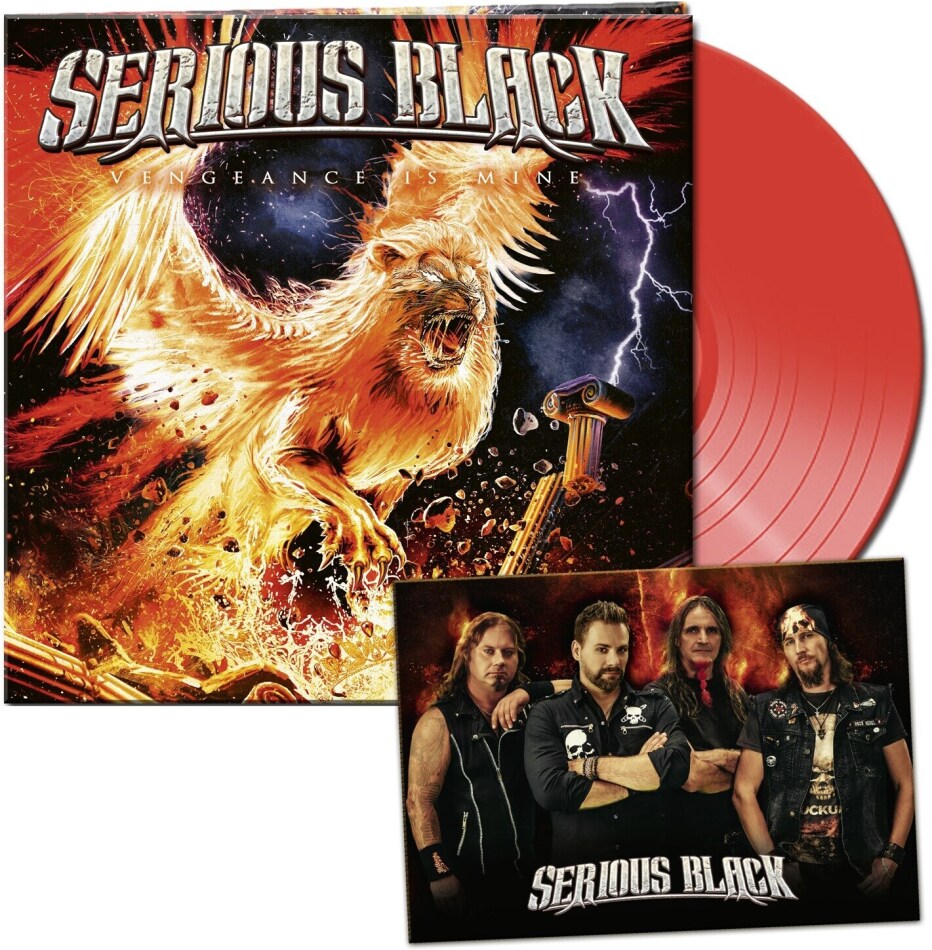 Serious Black - Vengeance Is Mine Gatefold, Limited Edition, Clear Red Vinyl, LP