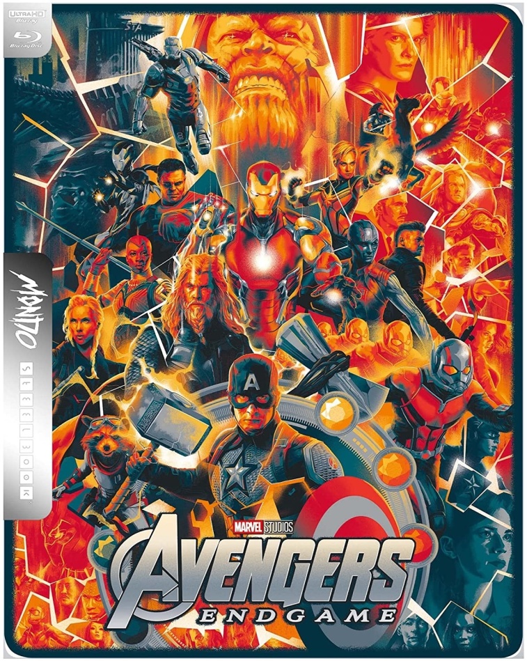 Avengers 4 - Endgame (2019) Mondo, Édition Limitée, Steelbook, 4K Ultra HD + 2 Blu-ray