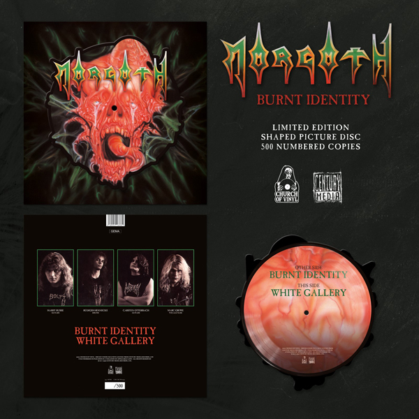 Morgoth - Burnt Identity Shaped Picture Disc, 12" Maxi