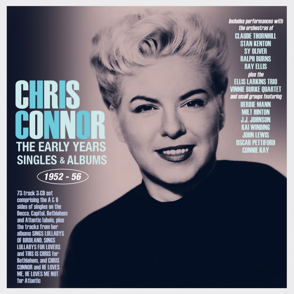 Chris Connor - Early Years: Singles & Albums 1952-56 3 CDs