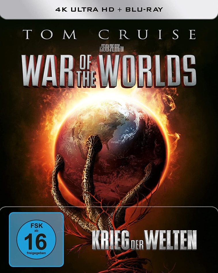 Krieg der Welten (2005) Limited Edition, Steelbook, 4K Ultra HD + Blu-ray