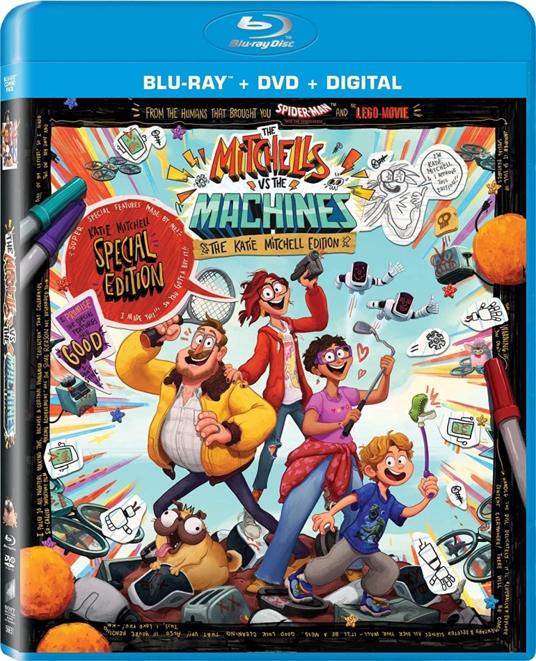 Mitchells Vs The Machines (2021) Blu-ray + DVD