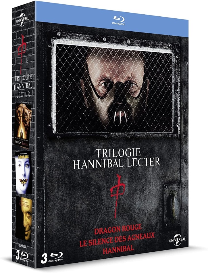 Trilogie Hannibal Lecter - Le silence des agneaux / Hannibal / Dragon Rouge 3 Blu-rays