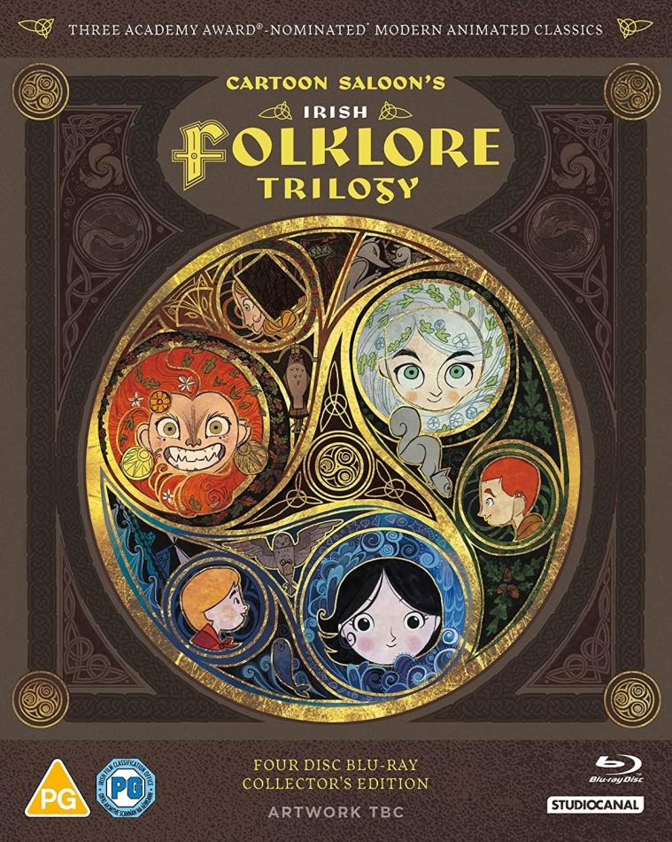 Cartoon Saloon's Irish Folklore Trilogy Collector's Edition, 4 Blu-rays