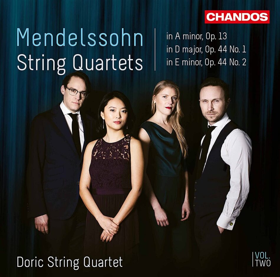 Doric String Quartet & Felix Mendelssohn-Bartholdy (1809-1847) - String Quartets 2 2 CD