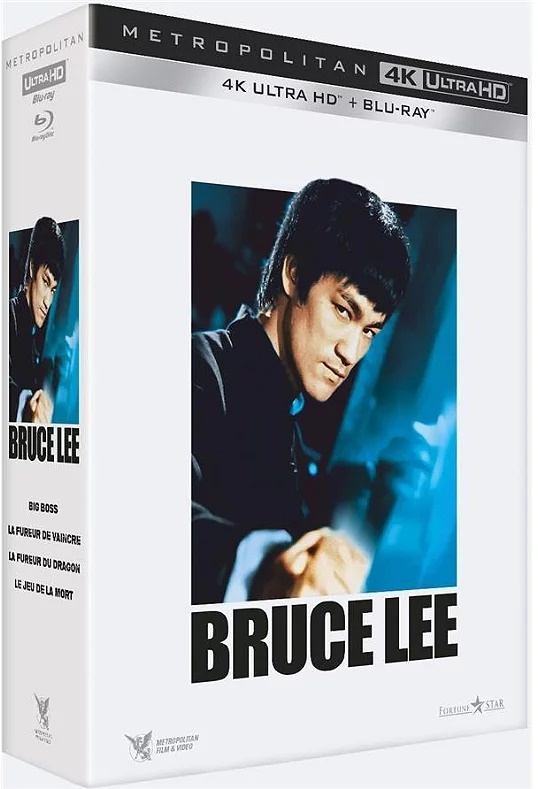 Bruce Lee - Big Boss / La fureur de vaincre / La fureur du dragon / Le jeu de la mort 4 4K Ultra HDs + 4 Blu-ray