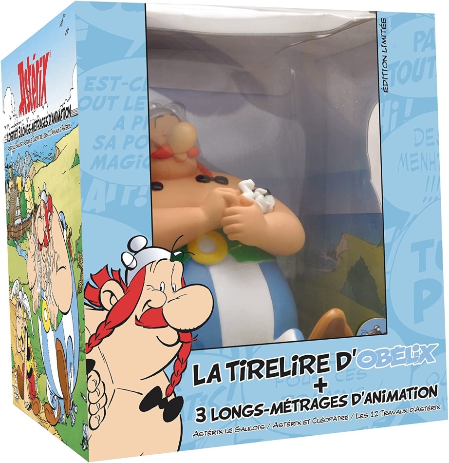 Astérix - Astérix le gaulois / Astérix et Cléopâtre / Les 12 travaux d'Astérix + La Tirelire d'Obélix 3 DVDs