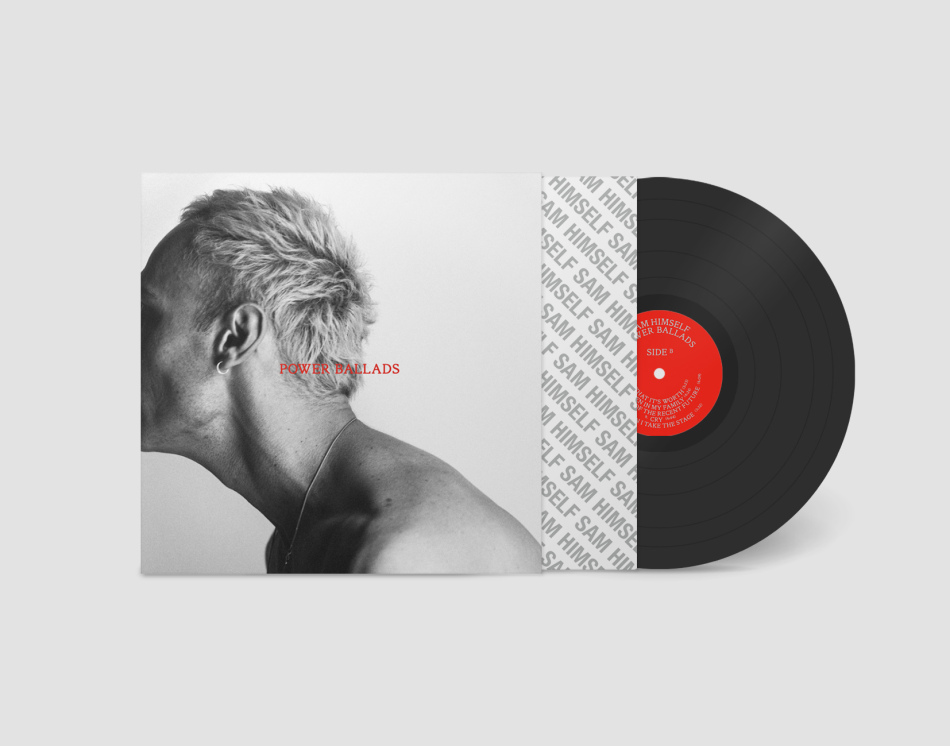 Sam Himself - Power Ballads Bedrucktes Innersleeve, LP