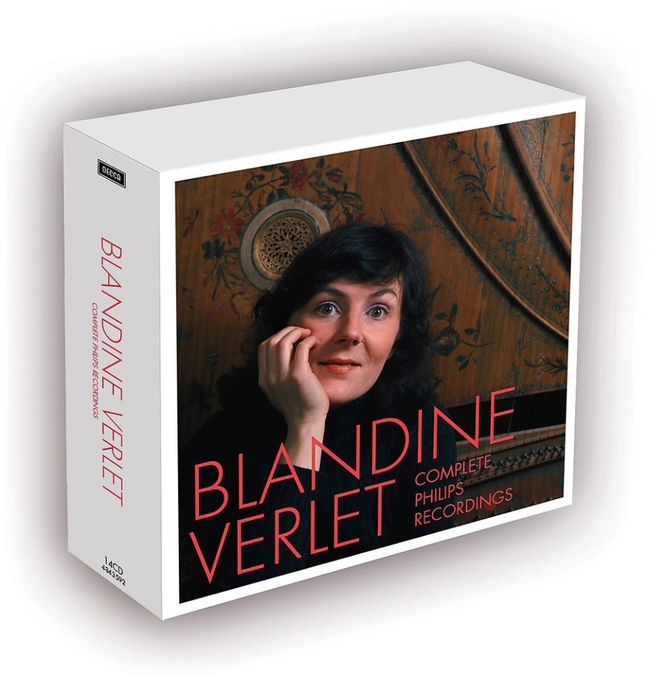 Blandine Verlet, Johann Sebastian Bach (1685-1750), Domenico Scarlatti (1685-1757) & Wolfgang Amadeus Mozart (1756-1791) - Sämtliche Aufnahmen Auf Philips 14 CD