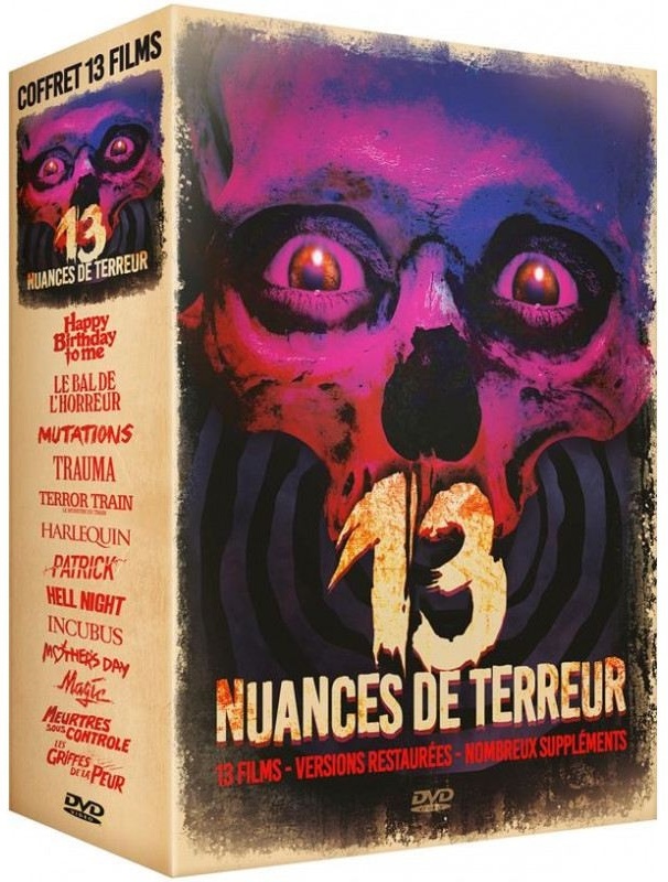 13 nuances de terreur - 13 films Version Restaurée, 13 DVD