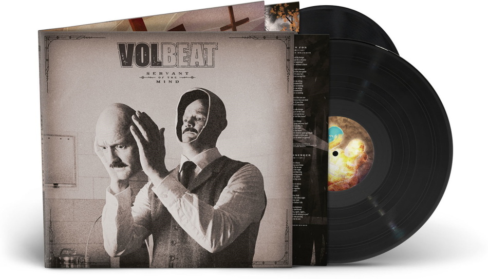 Volbeat - Servant Of The Mind Black Vinyl, Gatefold, Bedrucktes Innersleeve, 4 Bonustracks, 2 LP