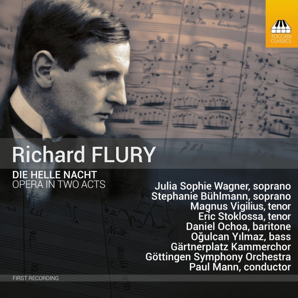 Richard Flury (1896-1967), Paul Mann, Julia Sophie Wagner, Stephanie Bühlmann, Magnus Vigilius, … - Die Helle Nacht 2 CDs