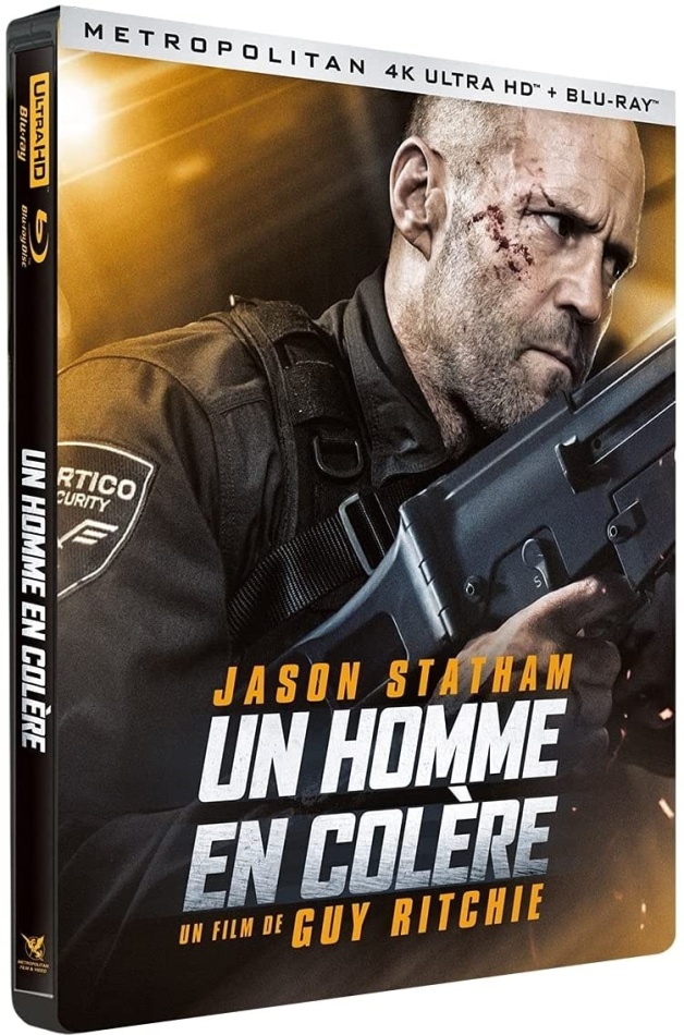 Un homme en colère (2021) Limited Edition, Steelbook, 4K Ultra HD + Blu-ray