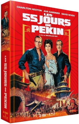 Les 55 jours de Peking (1963) (Limited Edition, Mediabook, Blu-ray + DVD)
