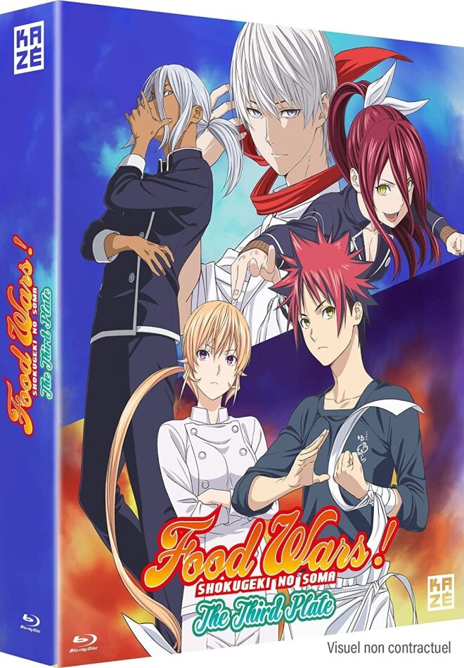 Food Wars! - Shokugeki no Soma: Troisième Service - Saison 3 4 Blu-rays