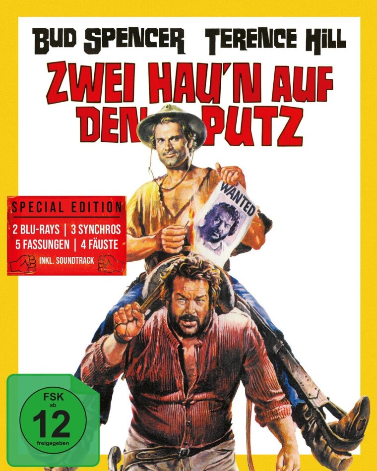 Zwei hau'n auf den Putz (1969) Cover A, Mediabook, Special Edition, 2 Blu-rays + CD