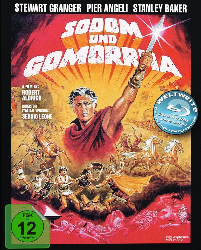 Sodom und Gomorrha (1962) Cover B, Mediabook, 2 Blu-ray