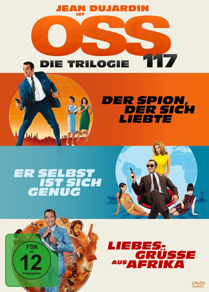 OSS 117 - Die Trilogie 3 DVD