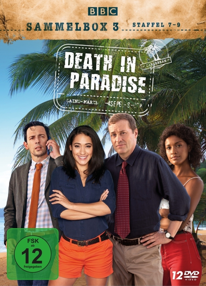 Death in Paradise - Staffel 7-9 Sammelbox, BBC, 12 DVDs