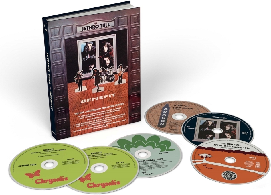 Jethro Tull - Benefit 2021 Reissue, Deluxe Edition, 4 CDs + 2 DVDs