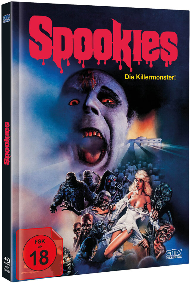Spookies (1986) Cover A, Limited Edition, Mediabook, Blu-ray + DVD