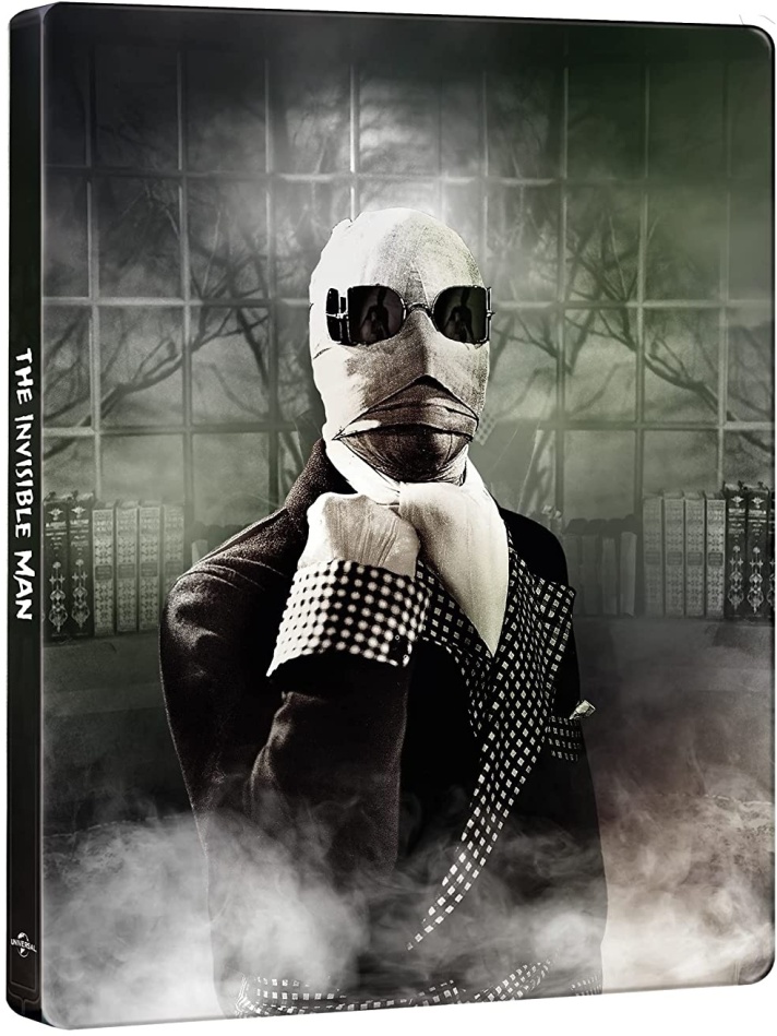 L'uomo invisibile (1933) 90th Anniversary Edition, b/w, Steelbook, 4K Ultra HD + Blu-ray