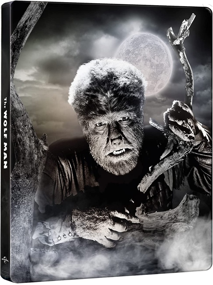 L'uomo lupo (1941) 80th Anniversary Edition, b/w, Steelbook, 4K Ultra HD + Blu-ray