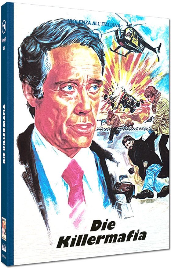 Die Killermafia (1975) Cover A, Violenza All'Italiana Collection, Édition Limitée, Mediabook, Blu-ray + DVD