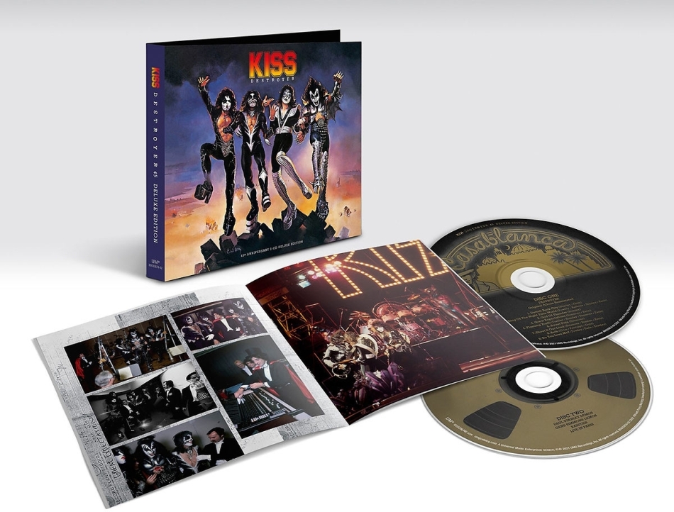 Kiss - Destroyer 2021 Reissue, Édition 45ème Anniversaire, Édition Deluxe, 2 CD