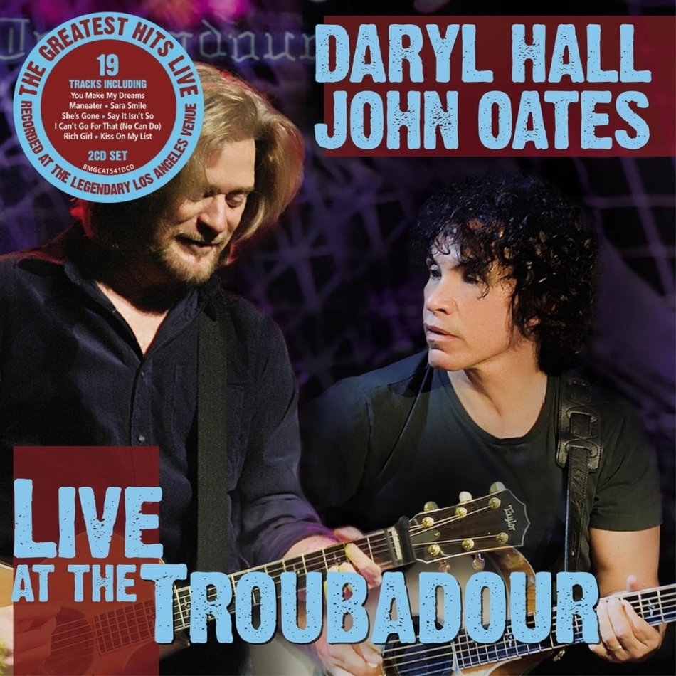 Daryl Hall & John Oates - Live At The Troubadour 2 CDs