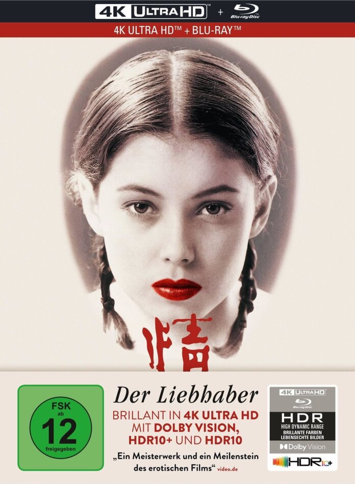 Der Liebhaber (1992) Limited Collector's Edition, Mediabook, 4K Ultra HD + Blu-ray