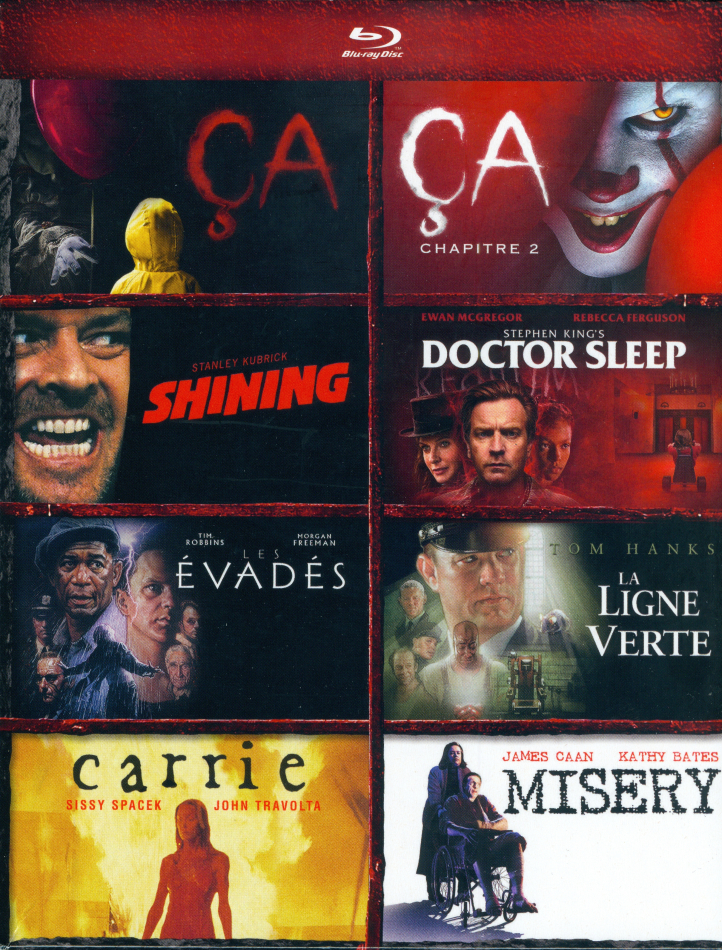 Coffret Stephen King - 8 Films 8 Blu-ray