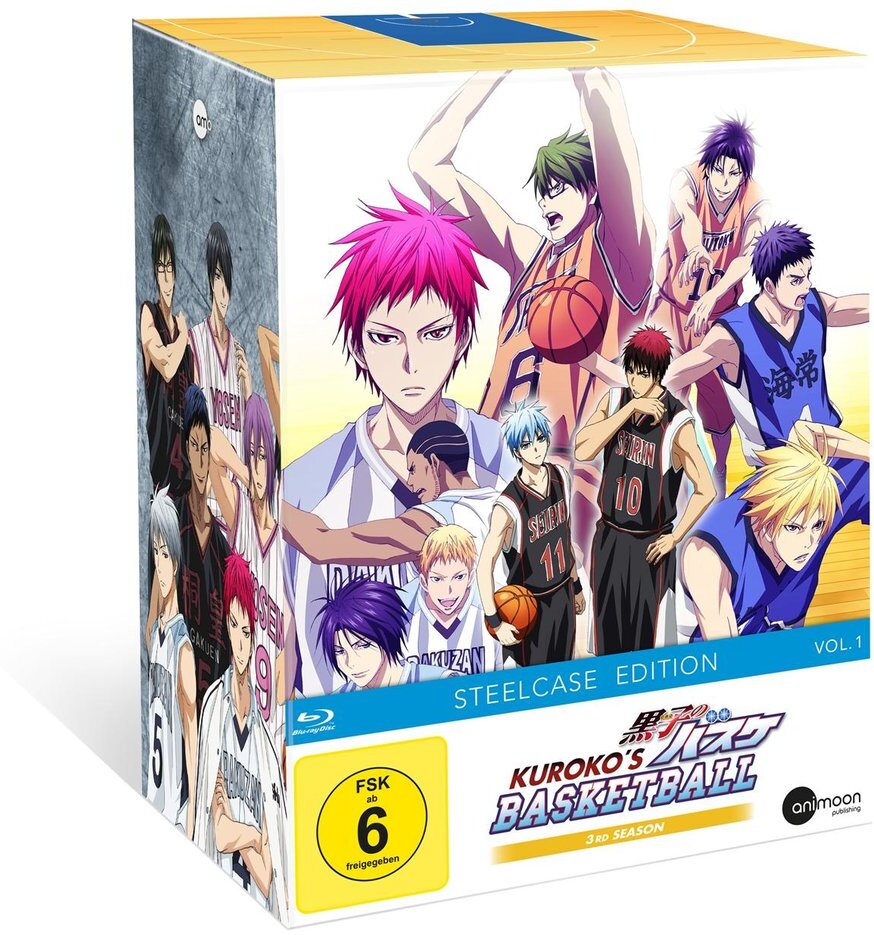 Kuroko's Basketball - Staffel 3 - Vol. 1 + Sammelschuber, Limited Steelcase Edition