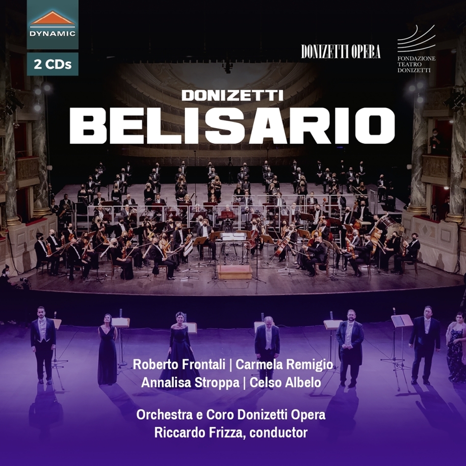 Coro Donizetti Opera, Gaetano Donizetti (1797-1848), Riccardo Frizza, Roberto Frontali & Carmela Remigio - Belisario 2 CD