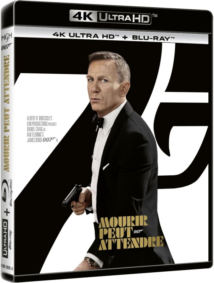 James Bond: Mourir peut attendre (2021) Édition Collector, 4K Ultra HD + Blu-ray