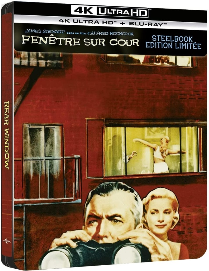 Fenêtre sur cour (1954) Limited Edition, Steelbook, 4K Ultra HD + Blu-ray