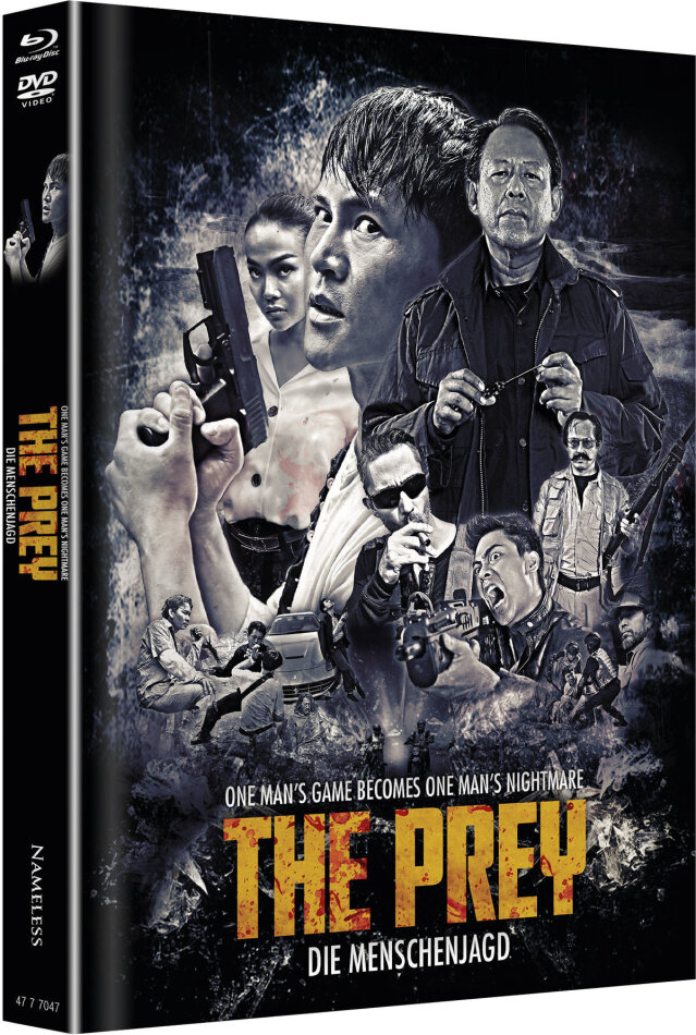 The Prey - Die Menschenjagd (2018) Cover B, Limited Edition, Mediabook, Blu-ray + DVD