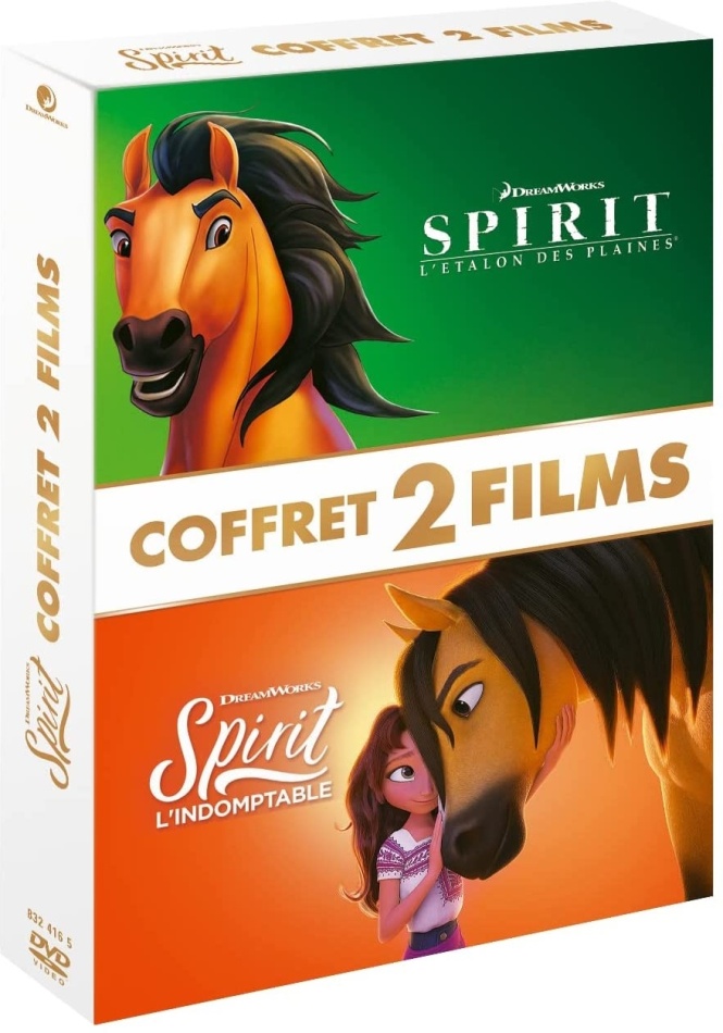 Spirit: L'Étalon des Hautes Plaines (2002) / Spirit: L'Indomptable (2021) 2 DVDs